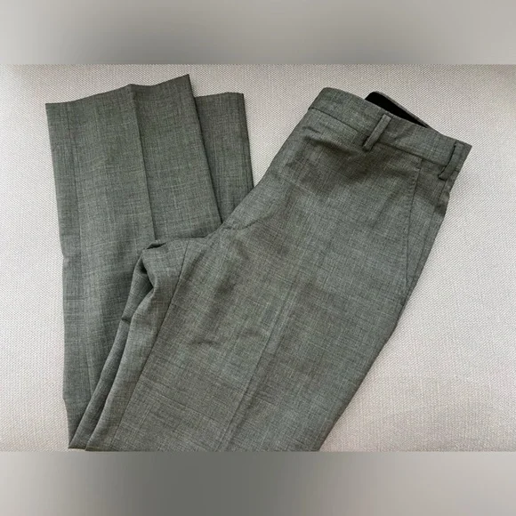 34X30” Valentino Grigio Chiaro Straight Leg Wool